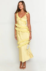 Evan Yellow Maxi Dress