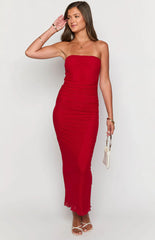 Imogen Red Maxi Dress