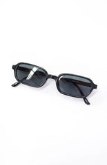 Otra Eyewear Frankie Black Rectangle Sunglasses