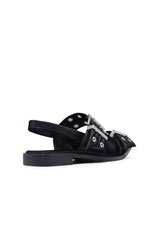 Therapy Matilda Black Patent Pointed Flats