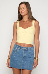 Sparks Siletto Mid Wash Denim Mini Skirt