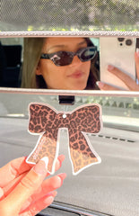 Leopard Print Bow Air Freshener