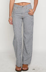 Lioness Top Model Navy Stripe Jean