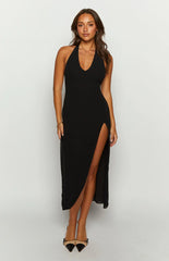 Portia Black Maxi Dress