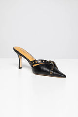 Tony Bianco The Savoir Black Nappa Heels