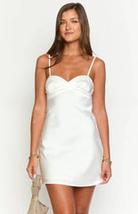 Stephanie White Mini Dress
