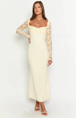 Orlanda Cream Maxi Dress