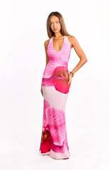 Eliana Pink Orchid Maxi Dress