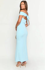 Elizza Blue Maxi Dress