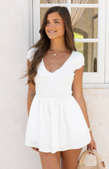 Raldo White Playsuit