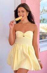 Matilda Yellow Mini Dress