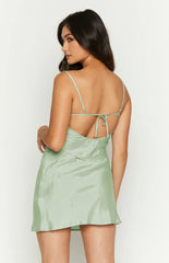 Milliana Sage Mini Skirt